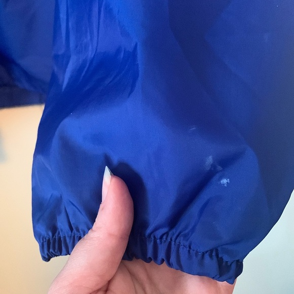 Vintage 90s Speedo Blue Rain Windbreaker Pull Over Jacket Size Men’s Medium - Picture 8 of 9